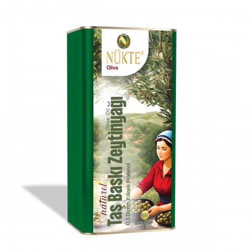 Naturel Taş Baskı Zeytinyagi 5lt